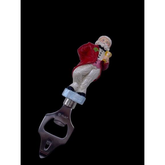 Christopher Radko Bottle Opener Santa Claus Christmas Party Serving Rare 7" - Picture 5 of 7